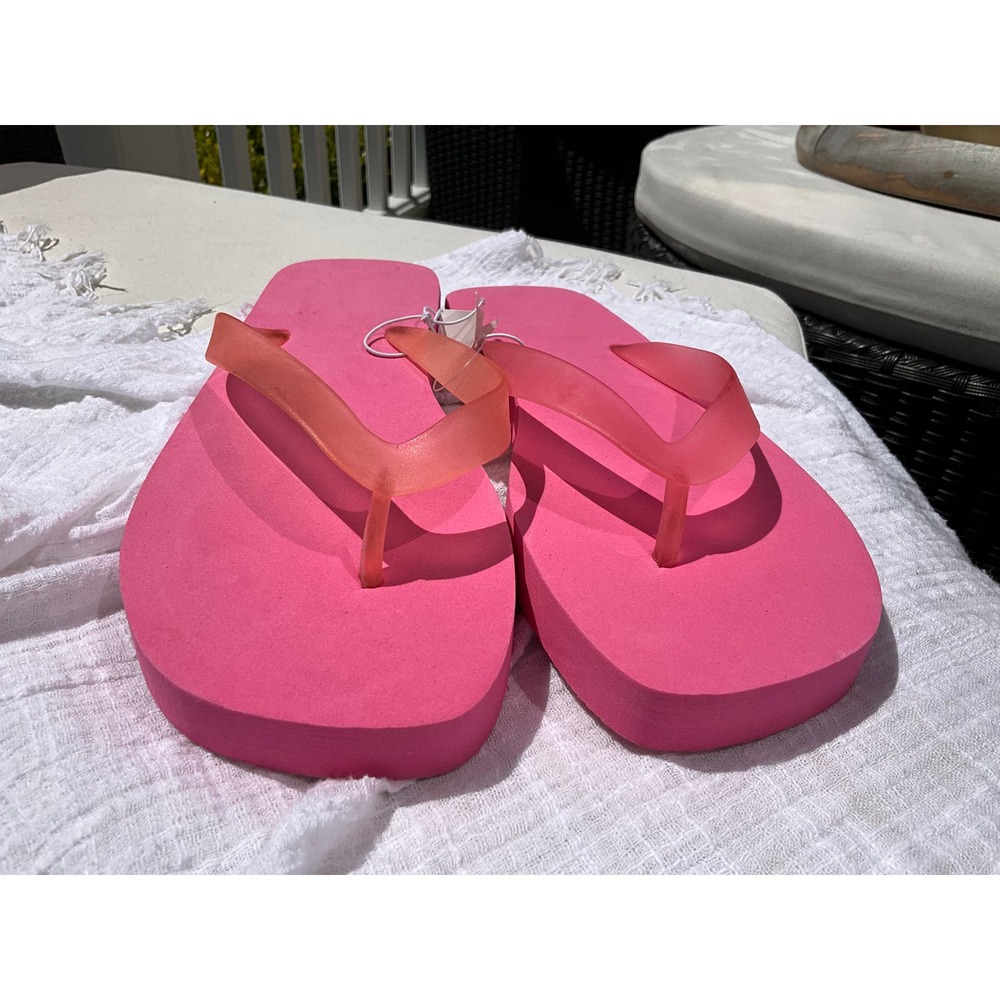 NOS Vintage 90’S Beach Flip-Flops PINK 9